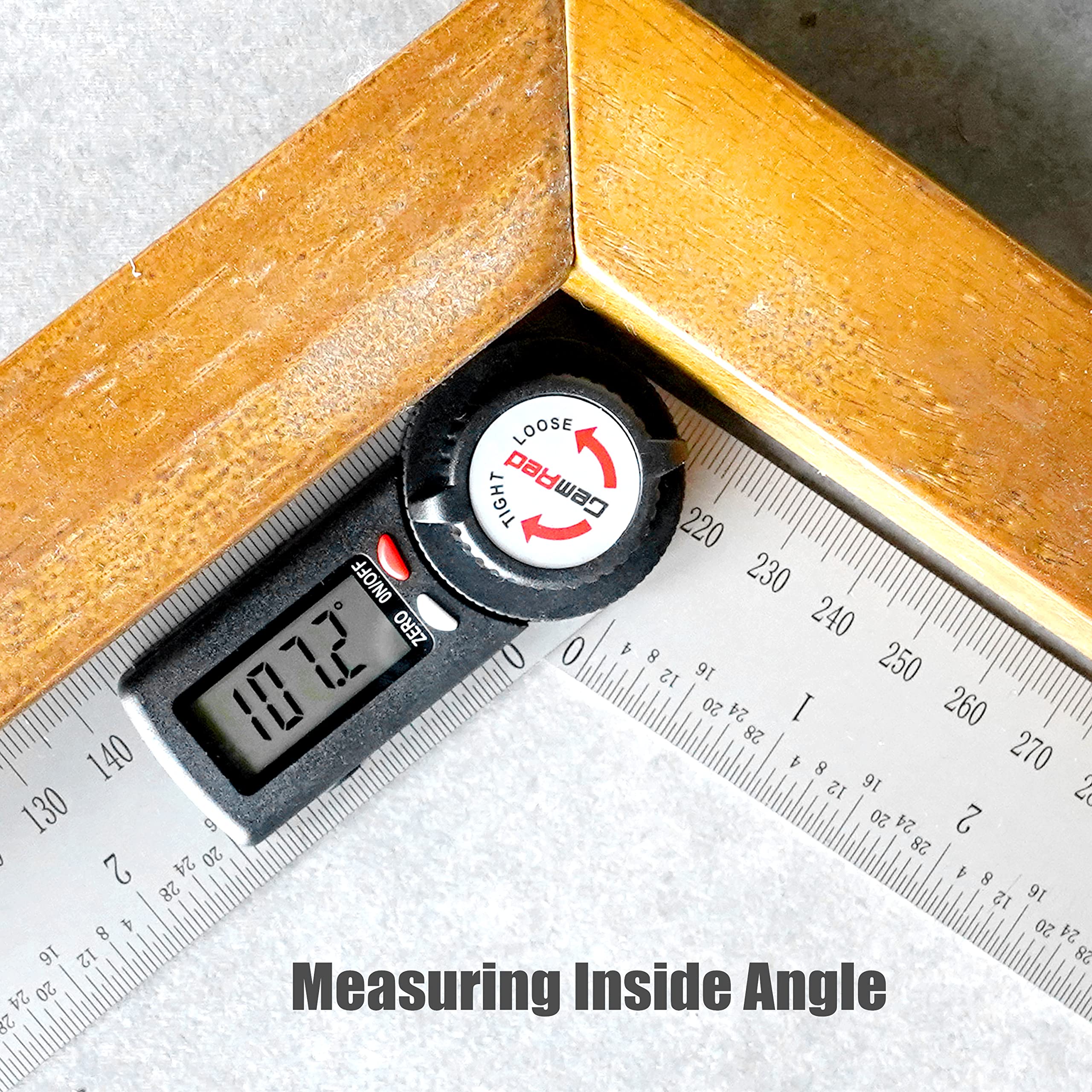GemRed 82305 stainless steel rulers with laser-etched scale for clear readings