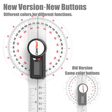 GemRed color-coded buttons for easy operation