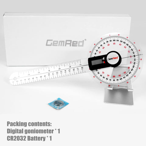 GemRed white button resets zero for fast re-measurement