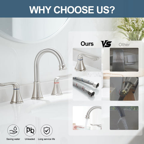 GENBONS water-saving aerator delivers soft, splash-free water flow.