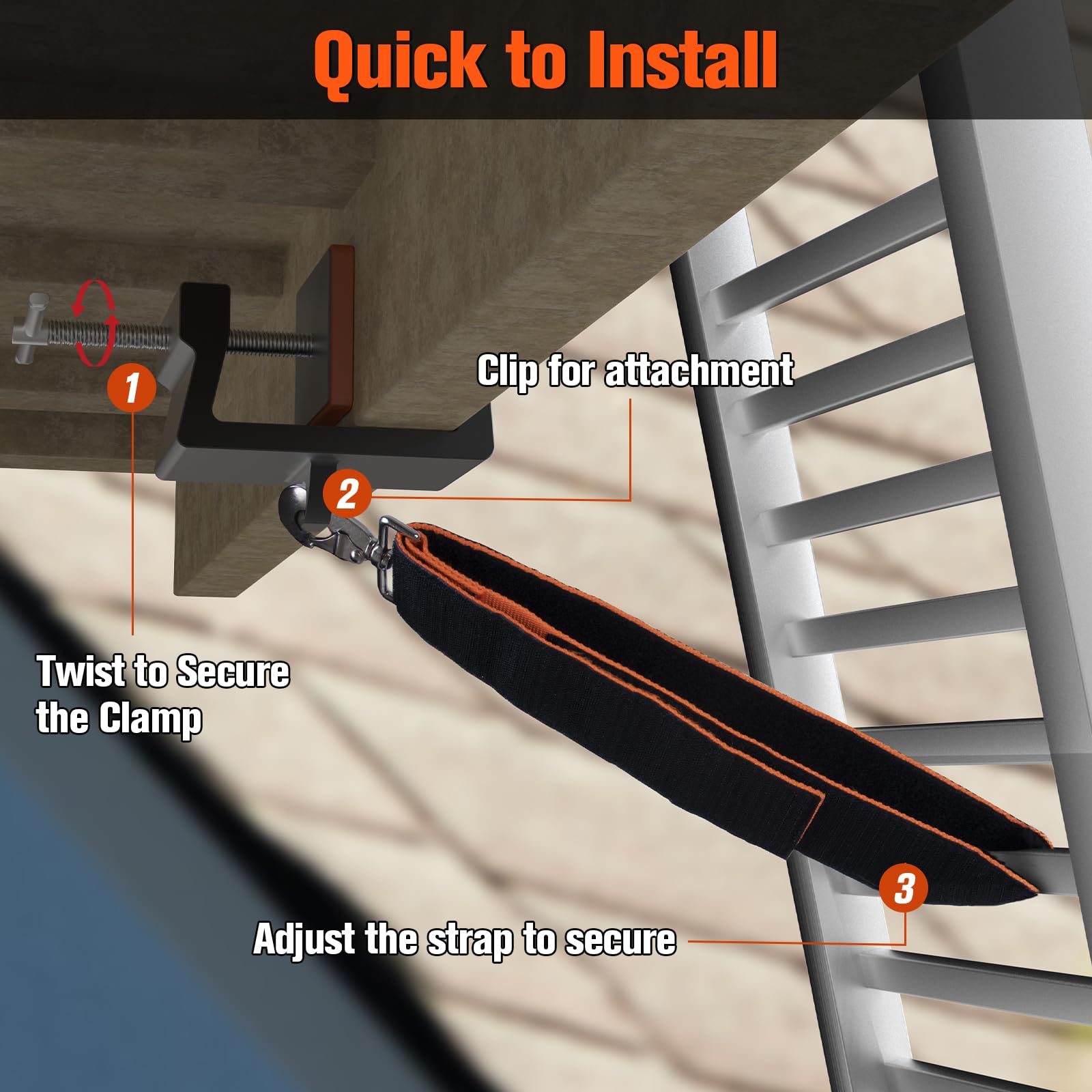 GenCap 3 ft snap hook provides extra reach and secure connection