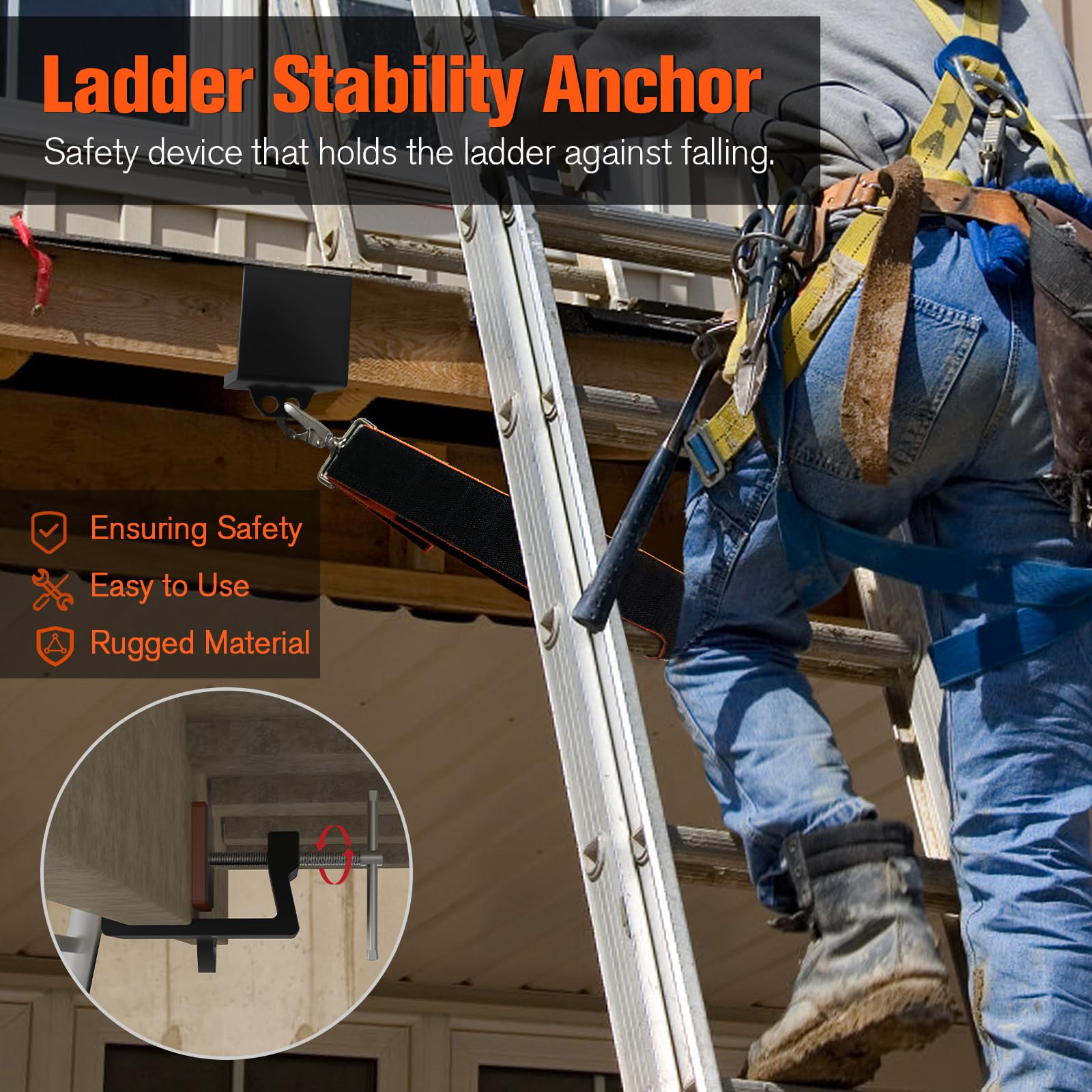 GenCap non-slip ladder pads provide extra grip for safer positioning