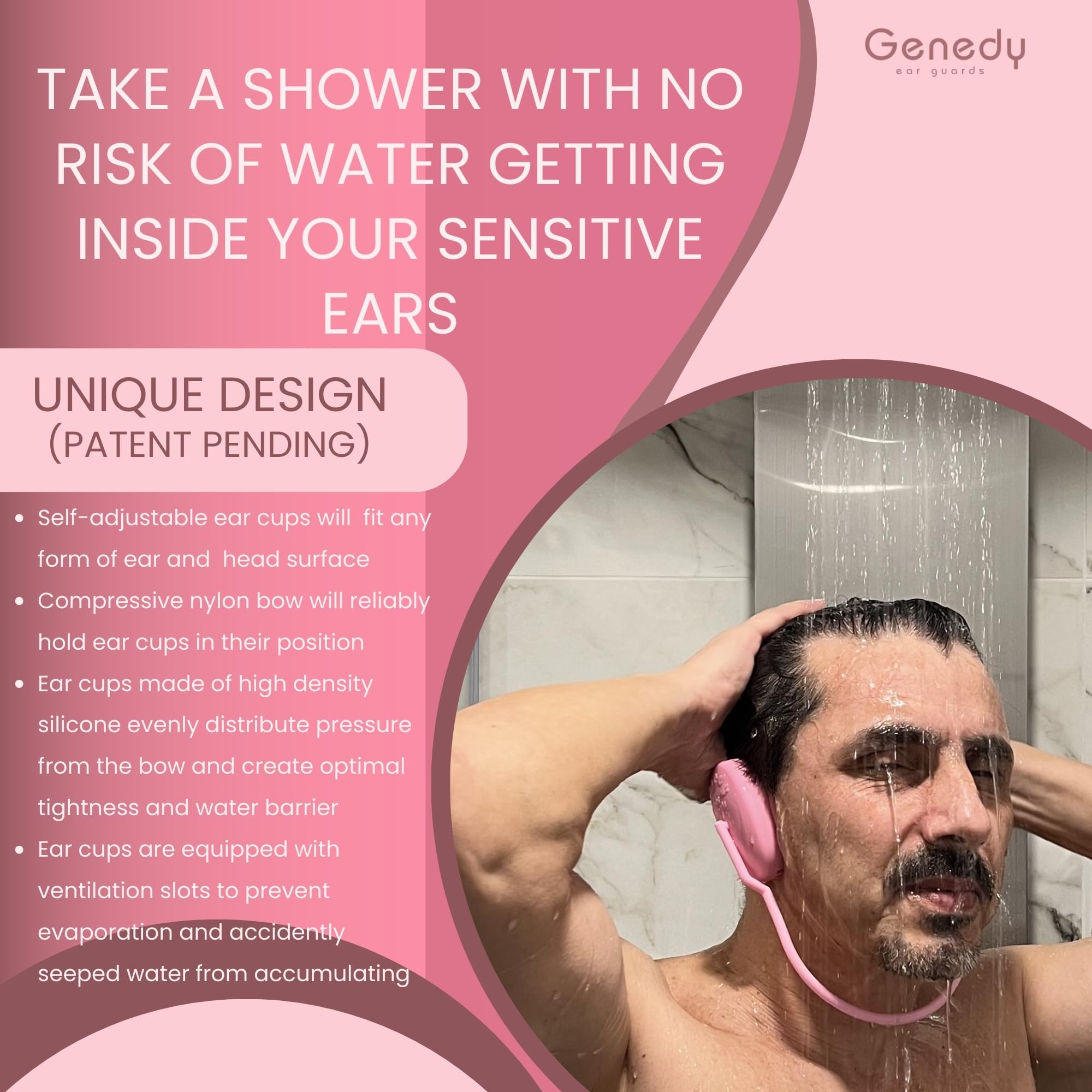 Genedy ear covers protect ears from heat during styling