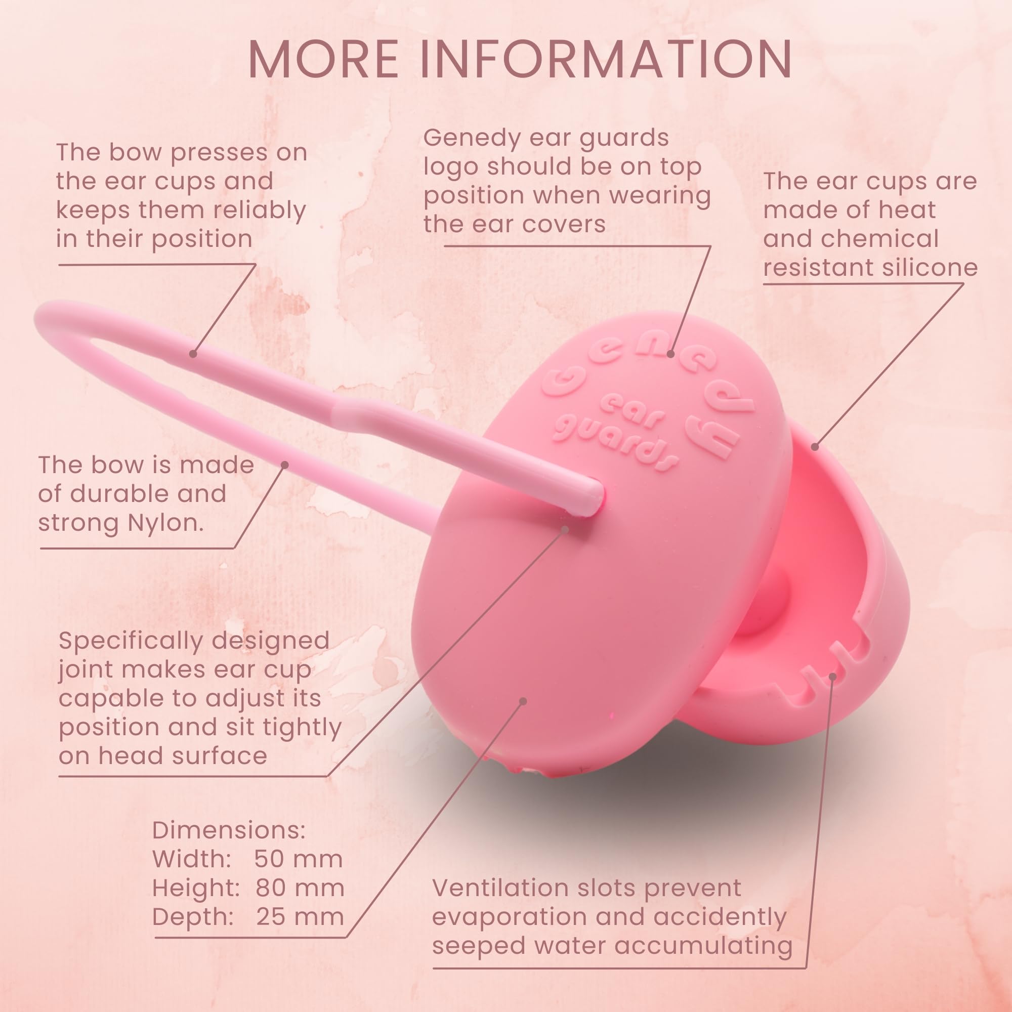 Genedy ear covers allow listening to music while showering