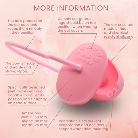 Genedy ear covers allow listening to music while showering