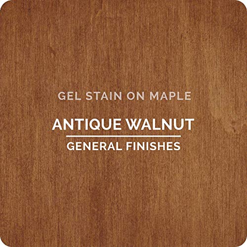 Close-up of gel texture on wood veneer showing rich luster and easy wipe-on finish.