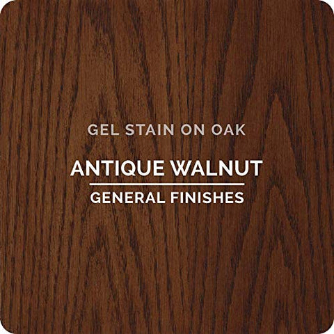 Wood sample finished with Antique Walnut showing even tone and minimal penetration.