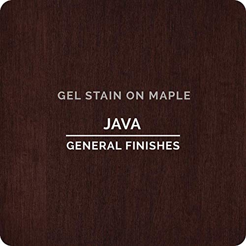 General Finishes Oil Base Gel Stain Java application cloth demonstrates smooth, stain-free finish.