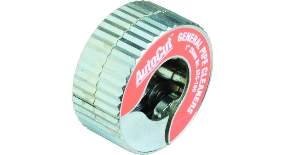 General Pipe Cleaners ATC12 hardened steel wheels resist wear for durability.
