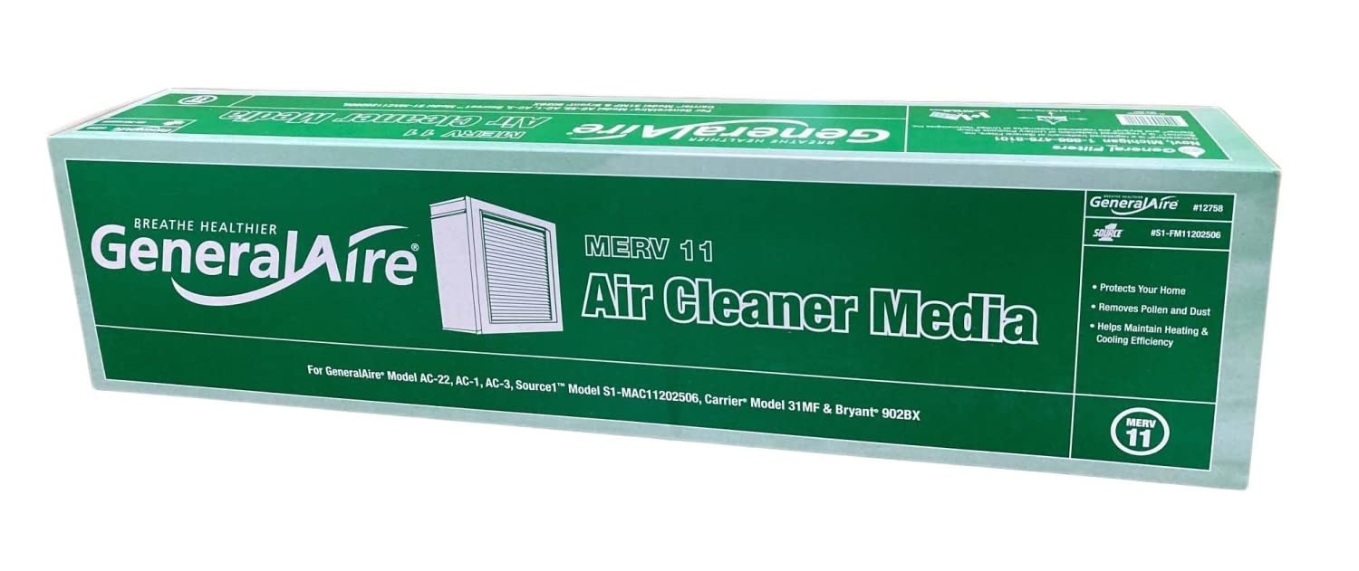 GeneralAire AC-1 replacement filter 2-pack, easy expansion and reliable fit.