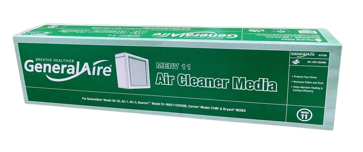 GeneralAire AC-1 replacement filter 2-pack, easy expansion and reliable fit.