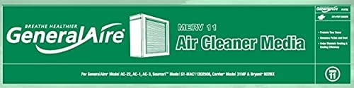 GeneralAire pleated media filter 12758 expands to fit an existing frame during installation
