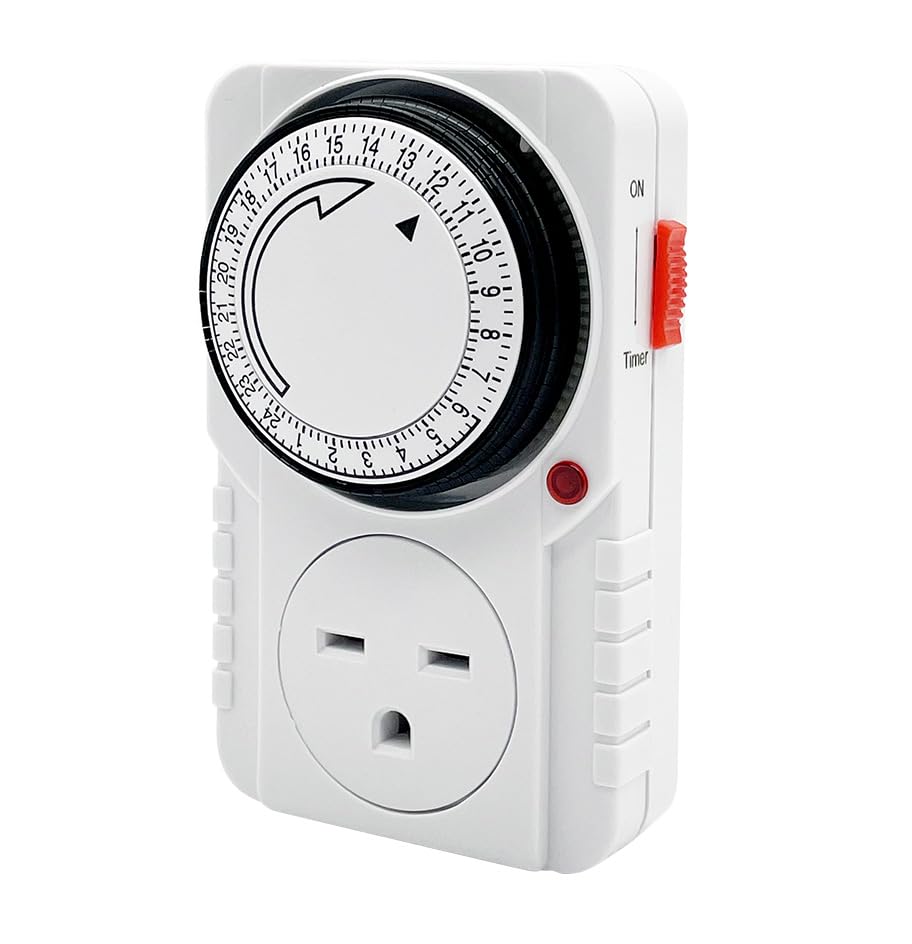 Generic 240V timer single outlet for aquarium pumps and lights.