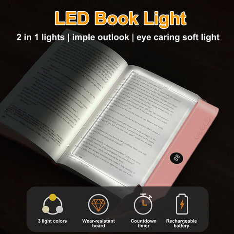 Generic Book Light offers three-color temperatures for adaptable lighting