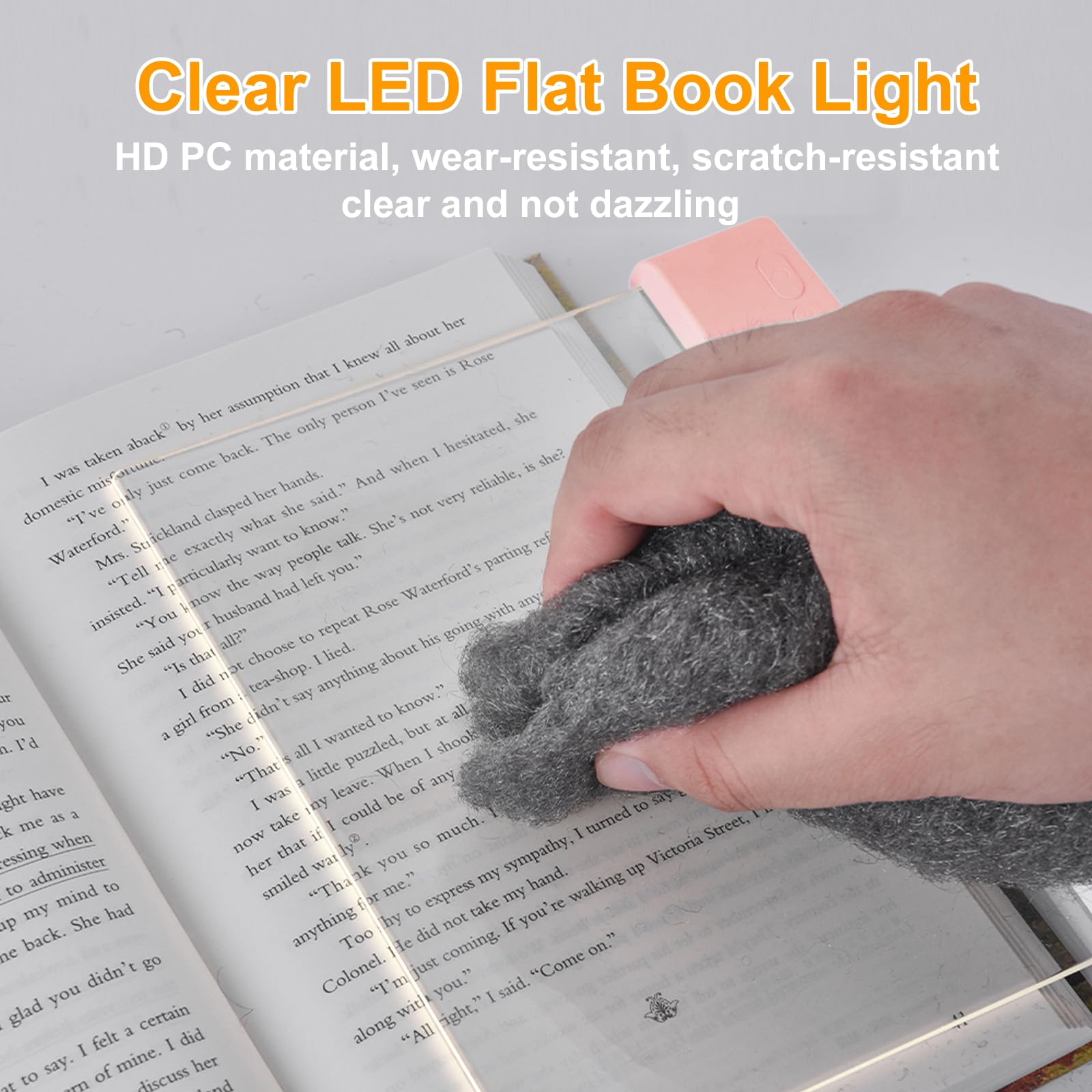 Generic Book Light with USB Type-C charging for quick power up