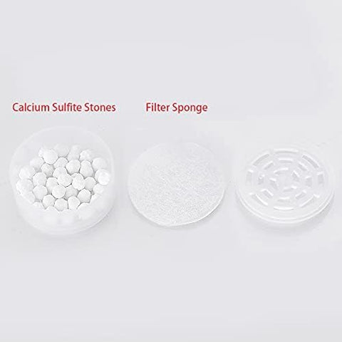 Generic calcium sulfite stones detail highlights chlorine removal capability.