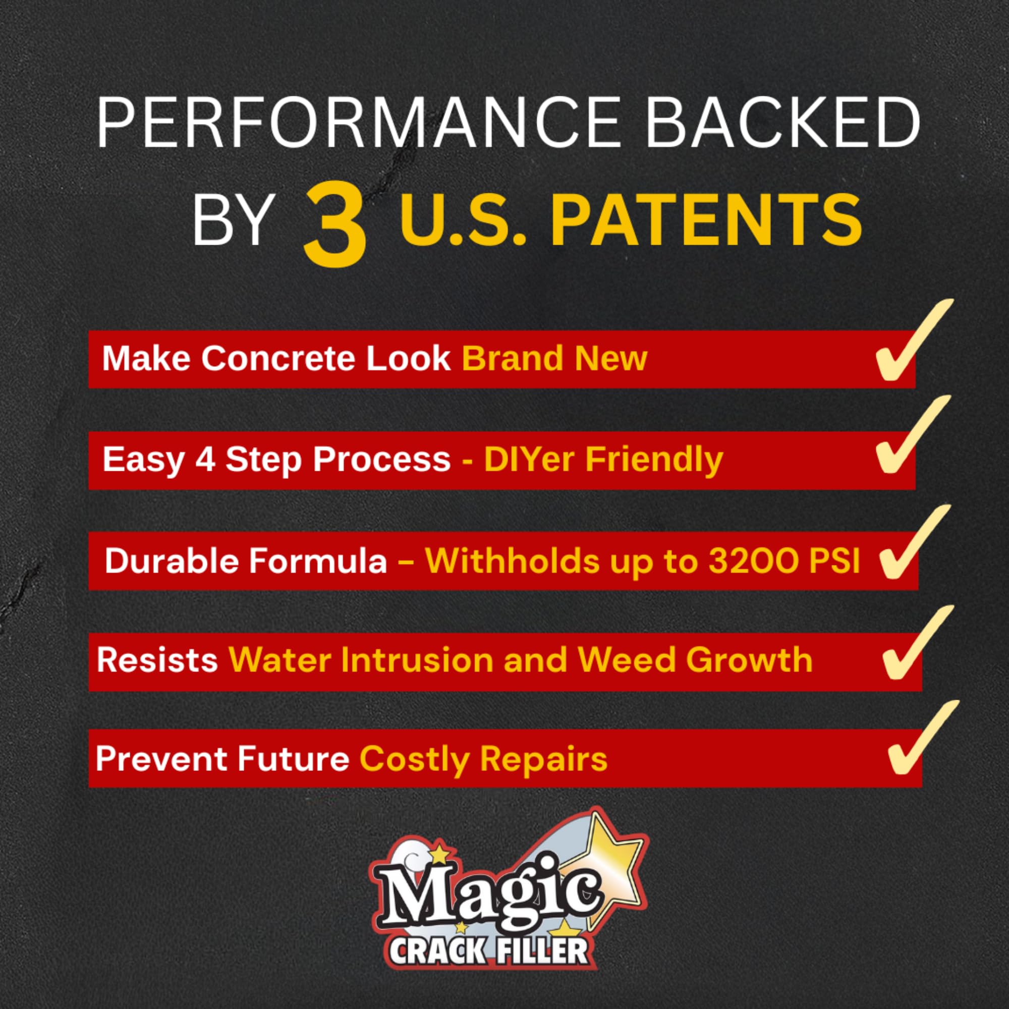DIY-friendly crack repair with Generic Magic Crack Filler for homeowners