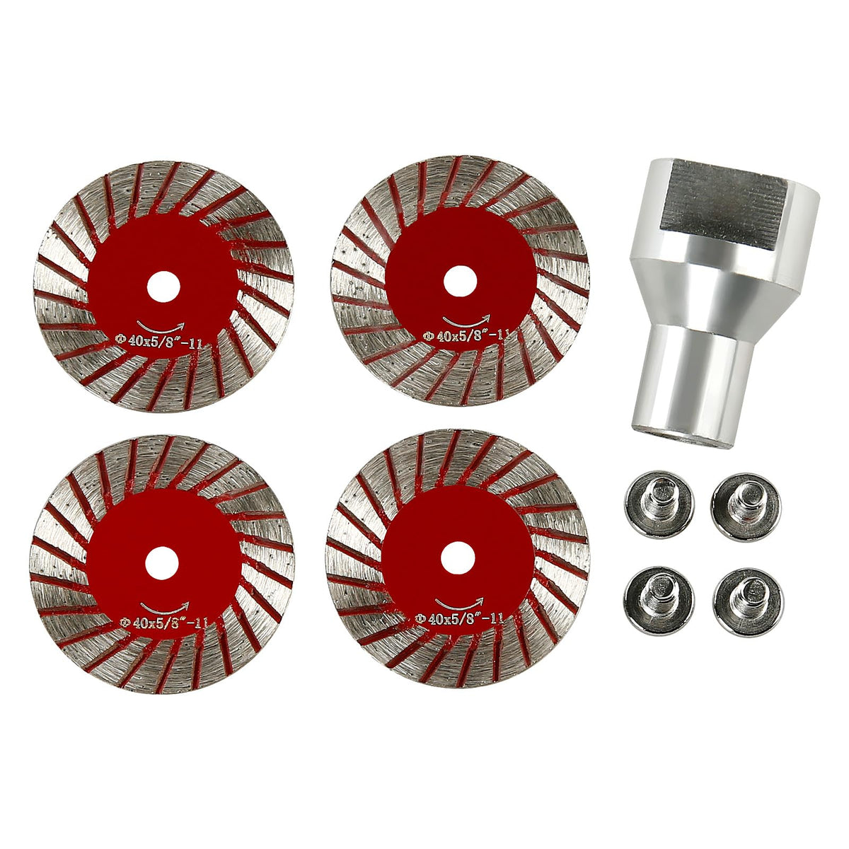 Generic LOZLIN 5-piece diamond blade kit for precise stone beveling and lettering