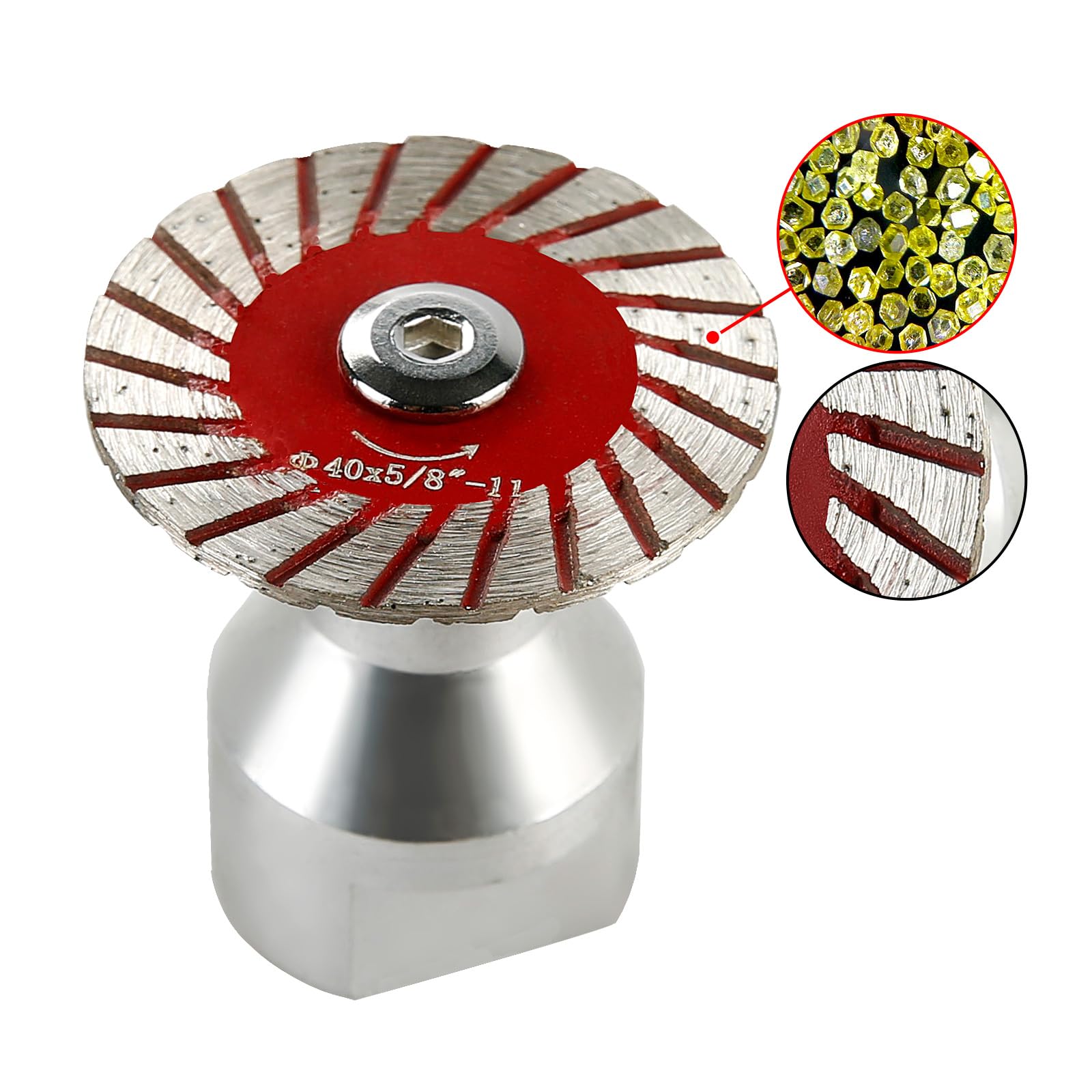 LOZLIN diamond sanding disc set for smooth finishing on granite and marble