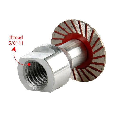 LOZLIN kit supports 5/8-11 thread compatibility with common grinders
