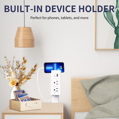 Generic Outlet Extender Stick features a 180-degree rotating plug for flexible placement