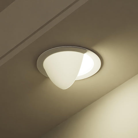 Generic light cover in living room setup creates a cozy glow