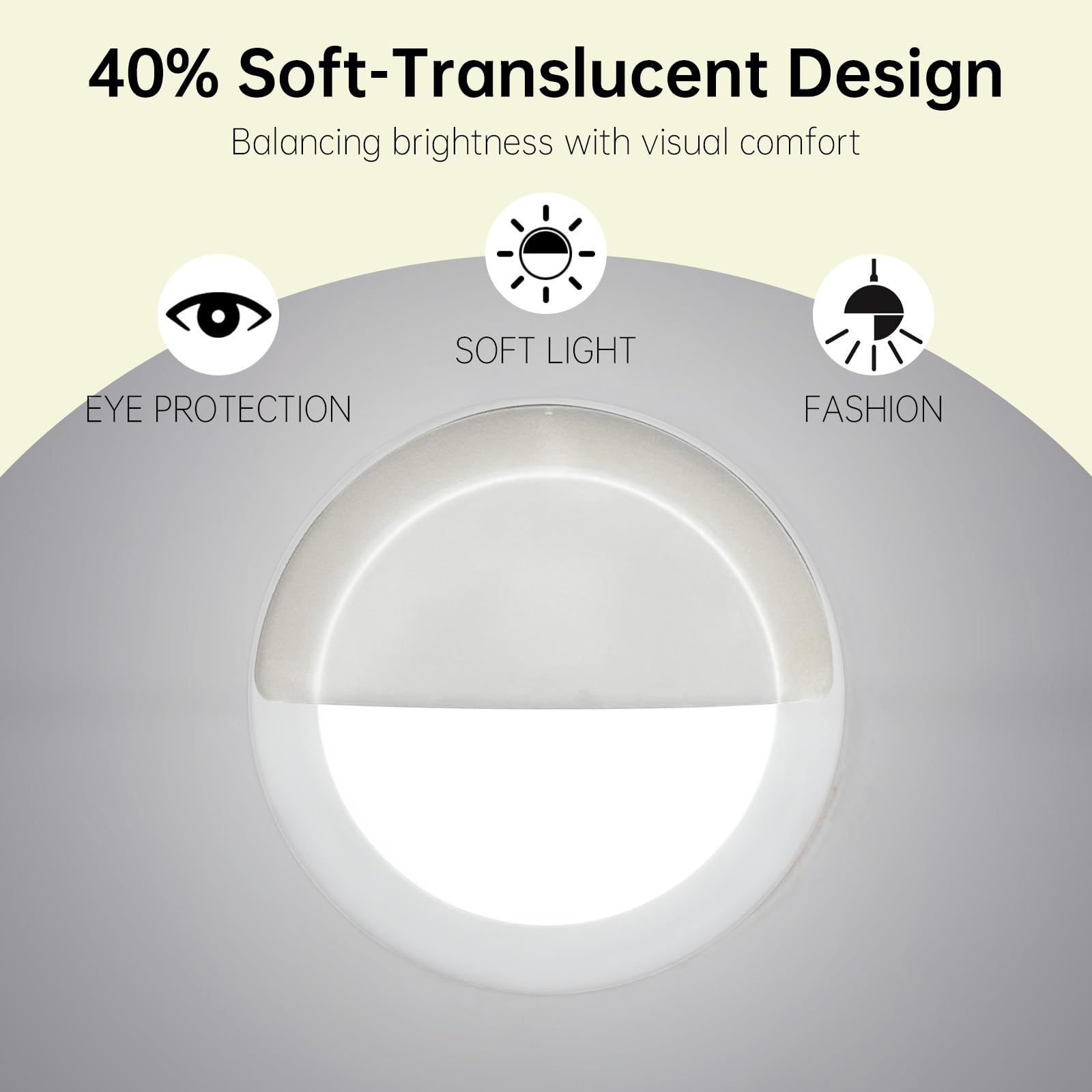 Generic recessed light cover stick on tape installation for quick setup