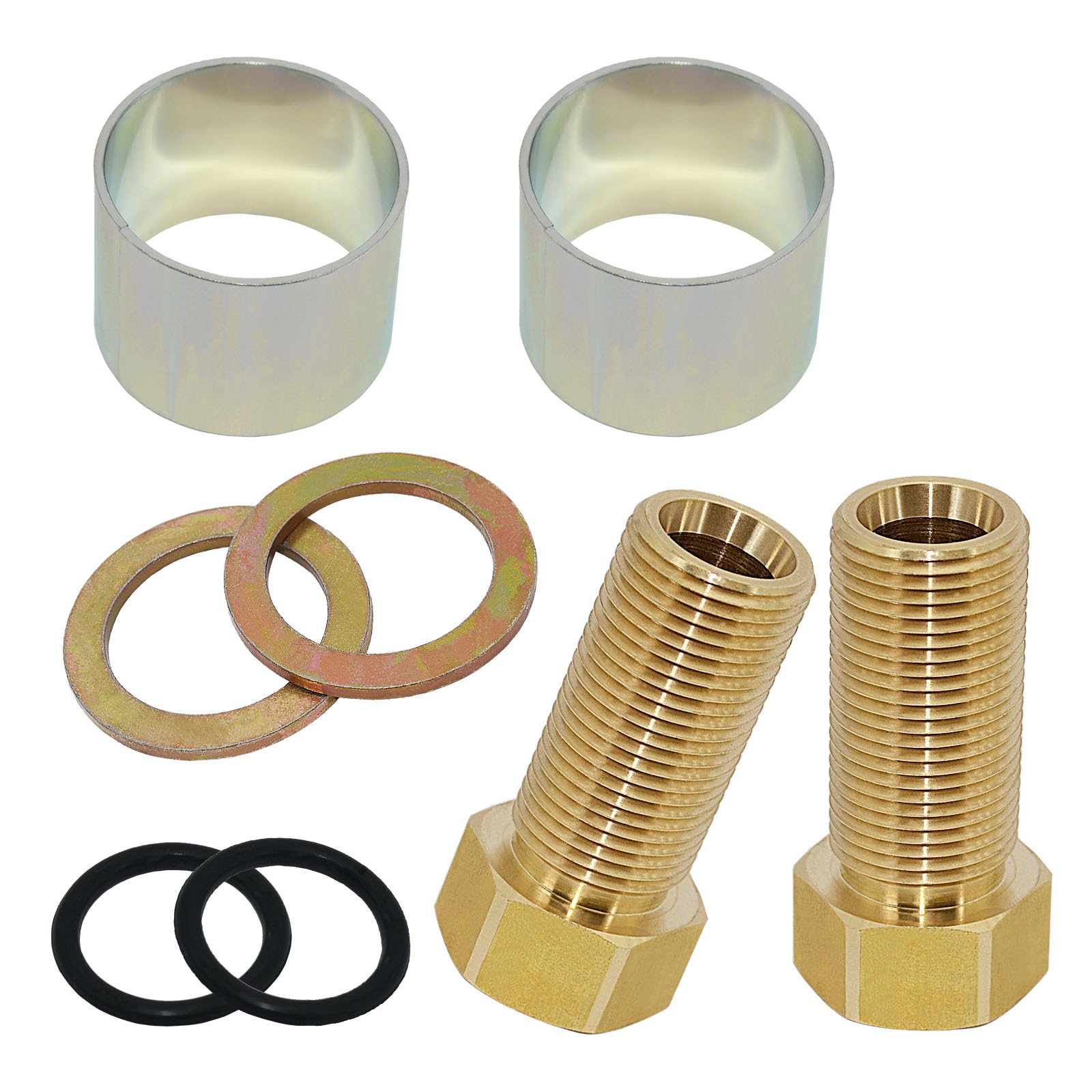 Generic Thick Countertop Extension Set rubber washers cushion fittings for leak-free performance