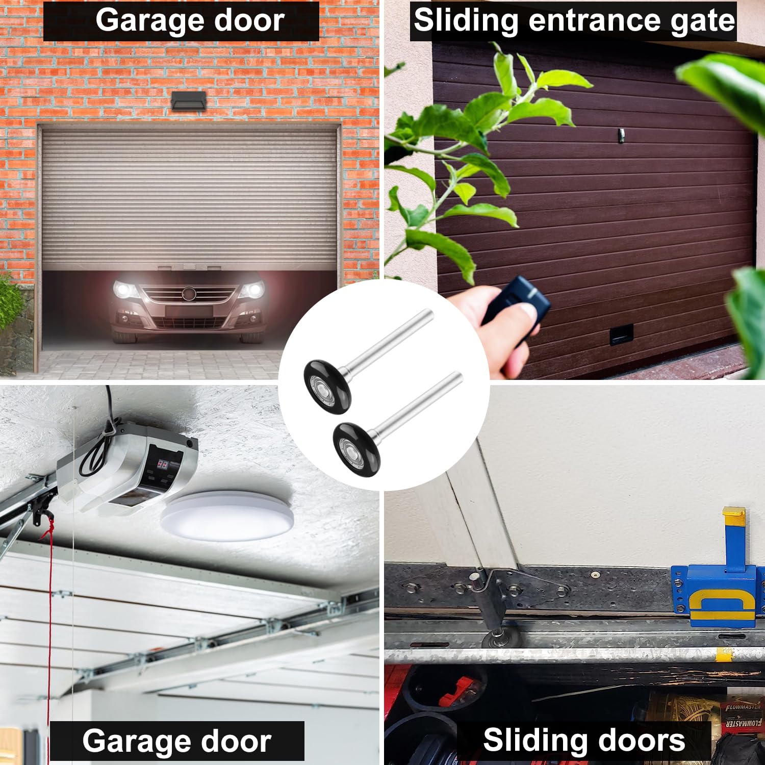 GENHAKON rollers tested for high-load reliability on challenging doors.