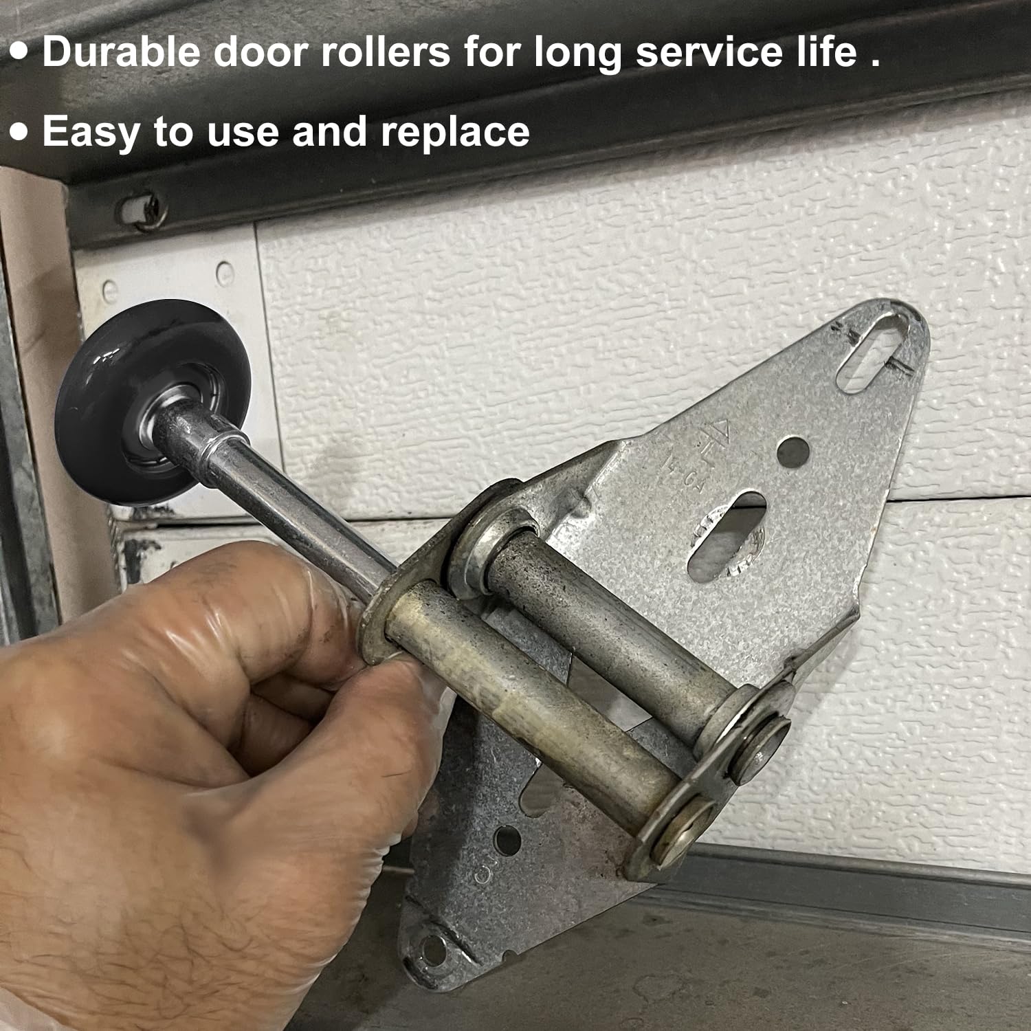GENHAKON rollers in a quiet operation demo for smooth doors.