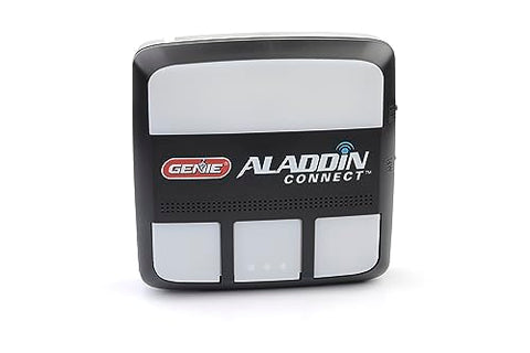 Genie Aladdin Connect smartphone control demonstrates open and close from anywhere.