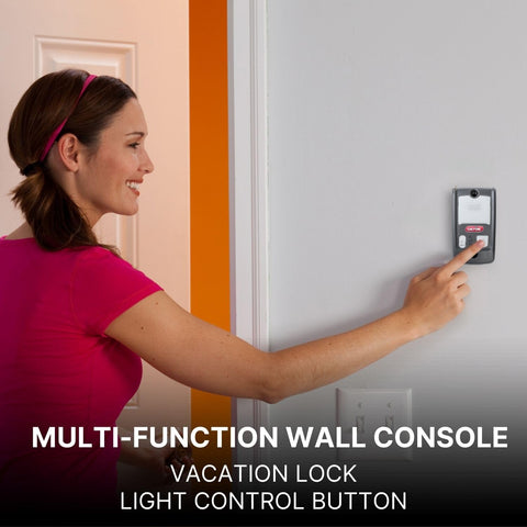 Genie Series II wall console independent light control for lamps