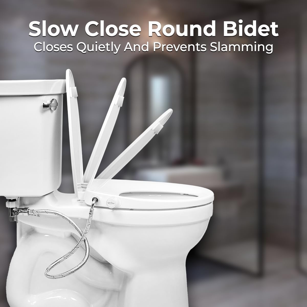 GenieBidet Adjustable Nozzles empower personalized cleansing with adjustable pressure.