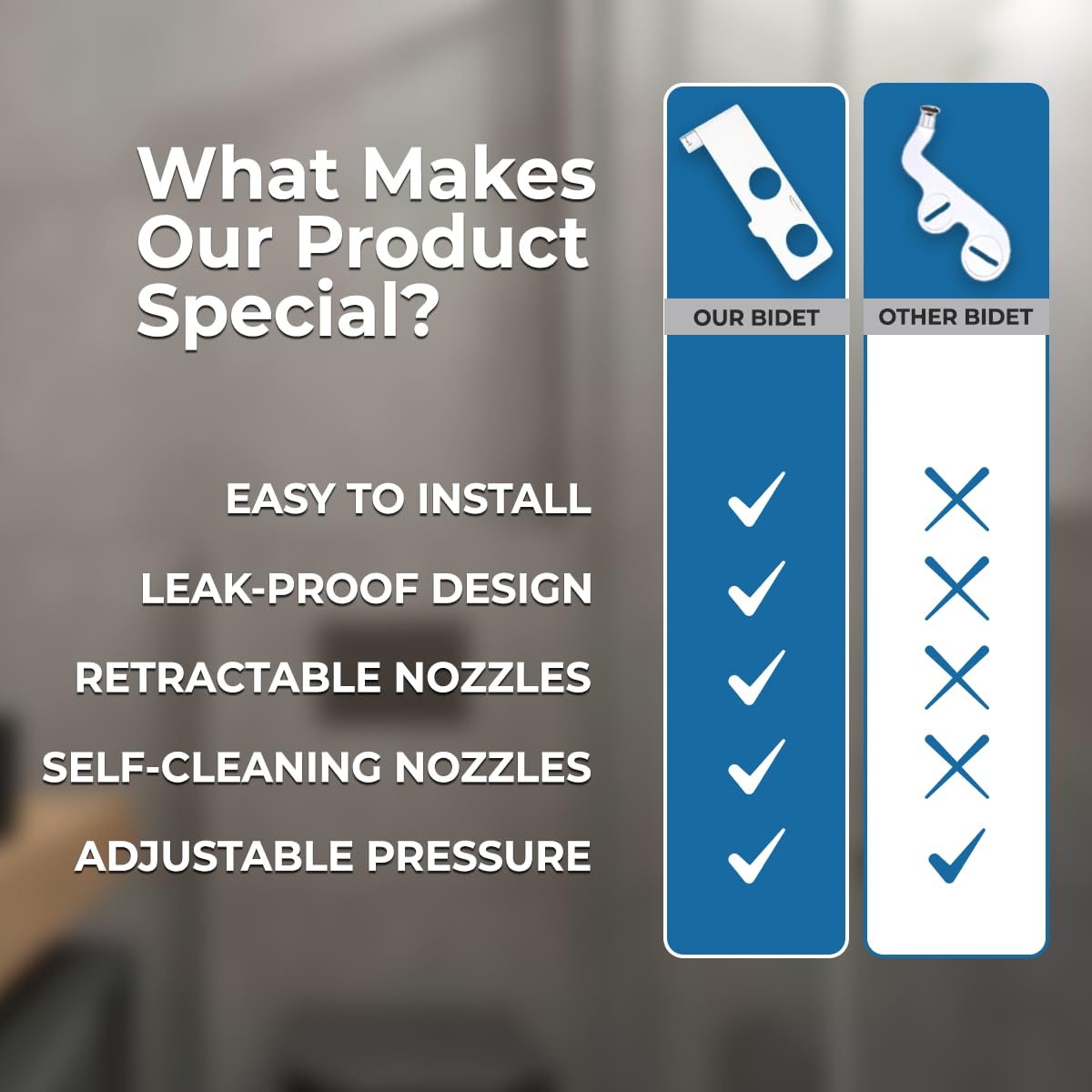 GenieBidet compatibility note for One Piece French Curve models.