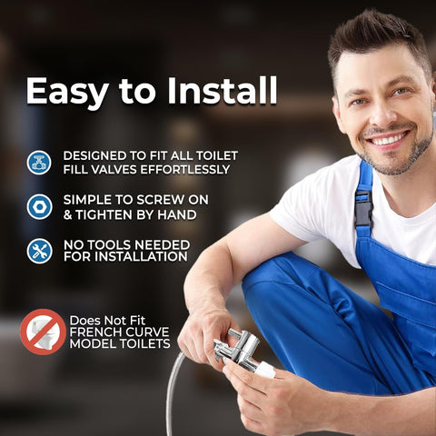 GenieBidet Durable Materials Round ensure long-lasting performance.