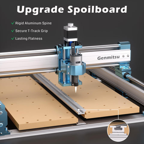 Genmitsu 4040-PRO dual Y rails enable smooth and accurate motion