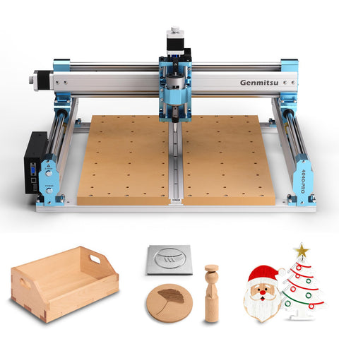 Genmitsu 4040-PRO frame shows a sturdy steel build for precise milling
