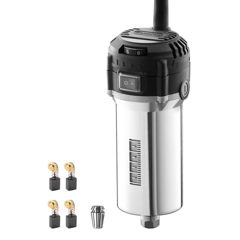 Genmitsu 710W compact router with 65mm diameter for precise CNC routing.