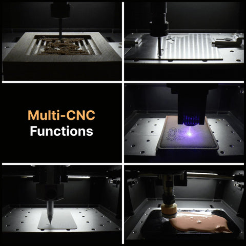 Genmitsu Cubiko one-piece frame provides stable, accurate results.