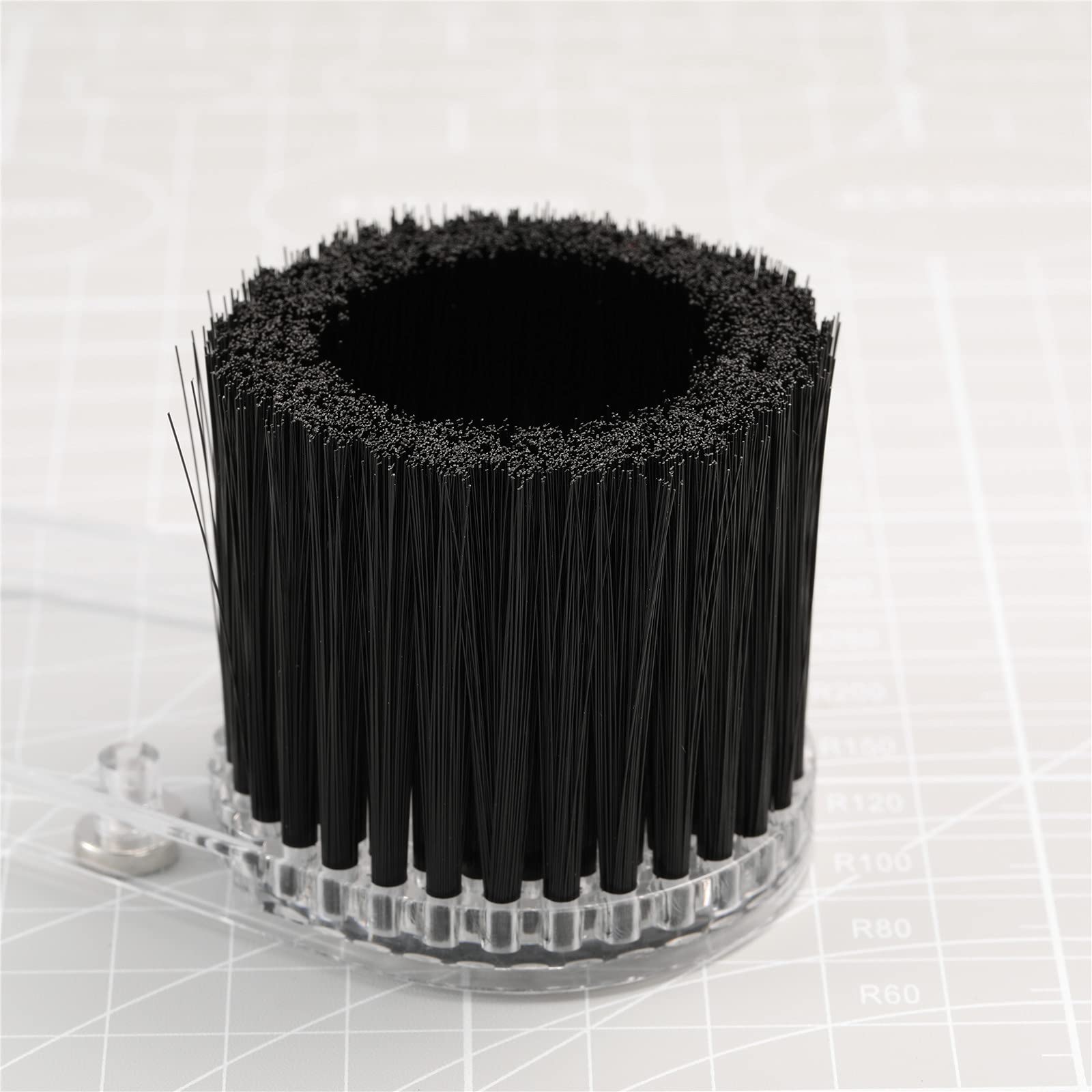 Genmitsu replacement base bottom cover with 20mm nylon brush option.