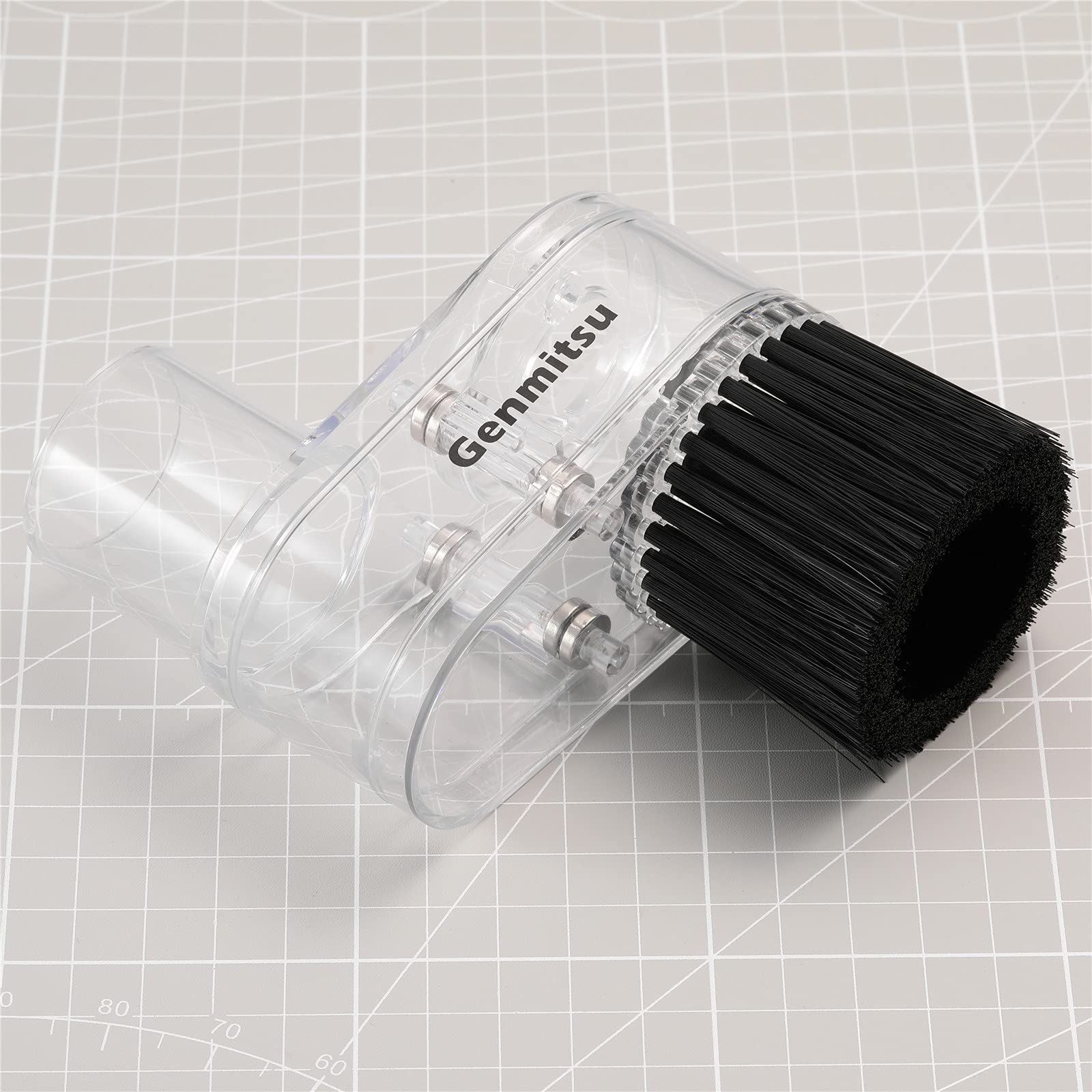 Genmitsu transparent ABS cover keeps the process visible for precise monitoring.