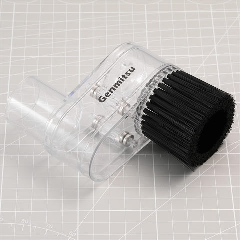 Genmitsu transparent ABS cover keeps the process visible for precise monitoring.