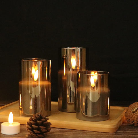 GenSwin real wax candles with a 3D wick create a warm, lifelike glow.