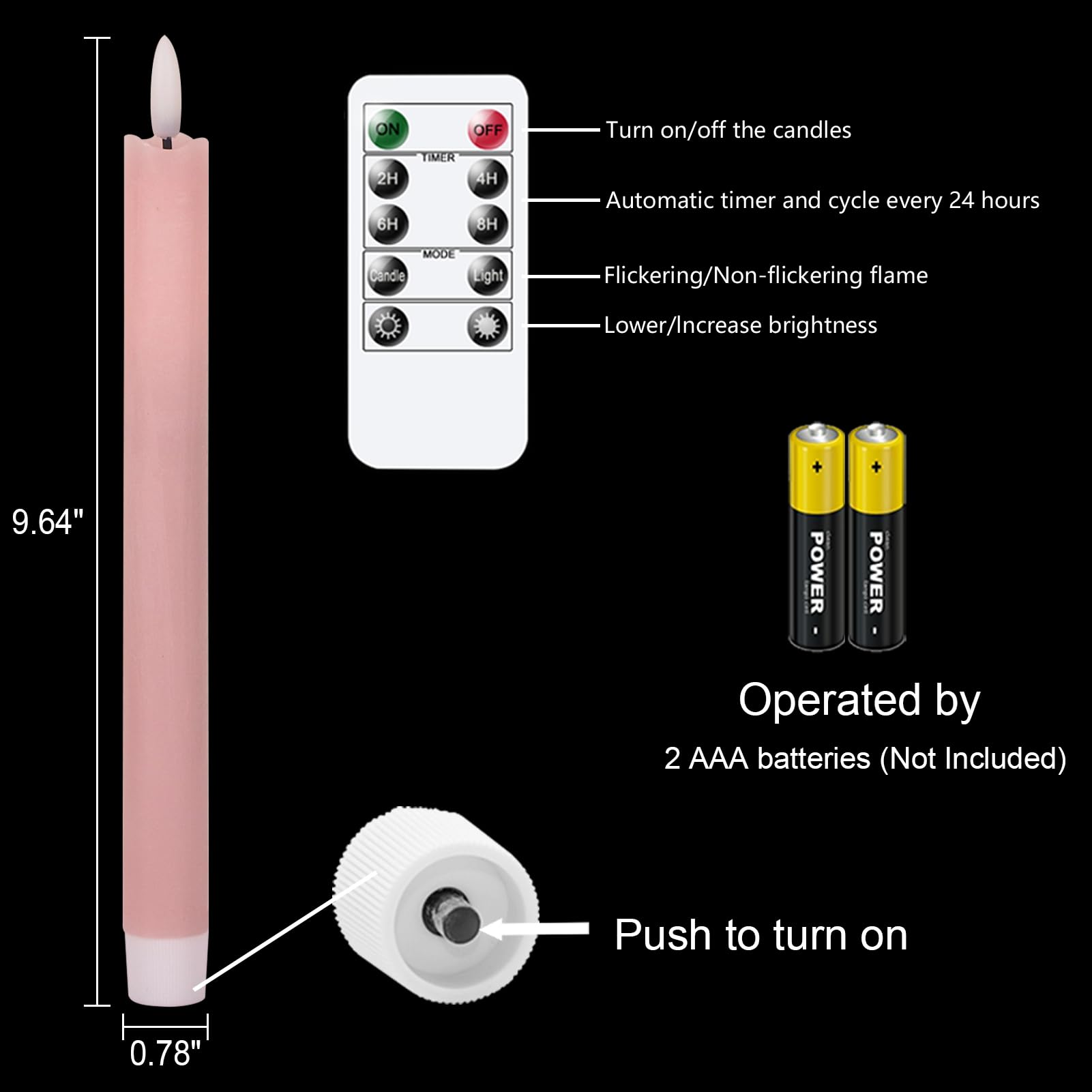 GenSwin safe flameless candles ideal for families and events.