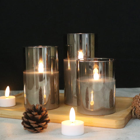 GenSwin warm white flicker candles deliver natural candlelight without flames in any room.