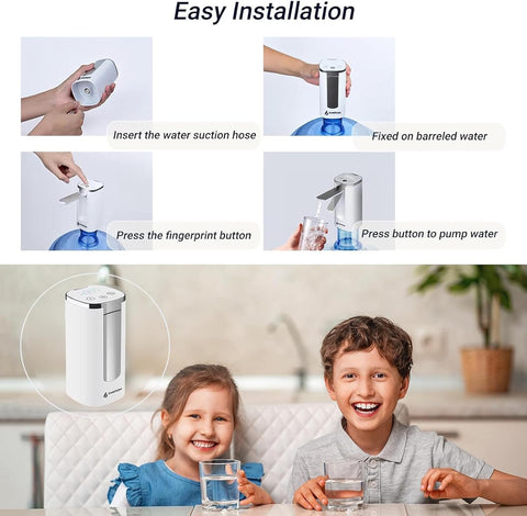 GentleJet continuous flow mode for bottles, bowls, or cooking tasks.