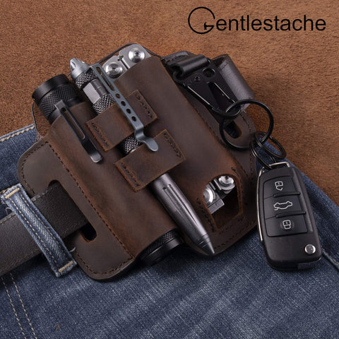 Gentlestache belt loop fits standard 1.5-inch belts securely.