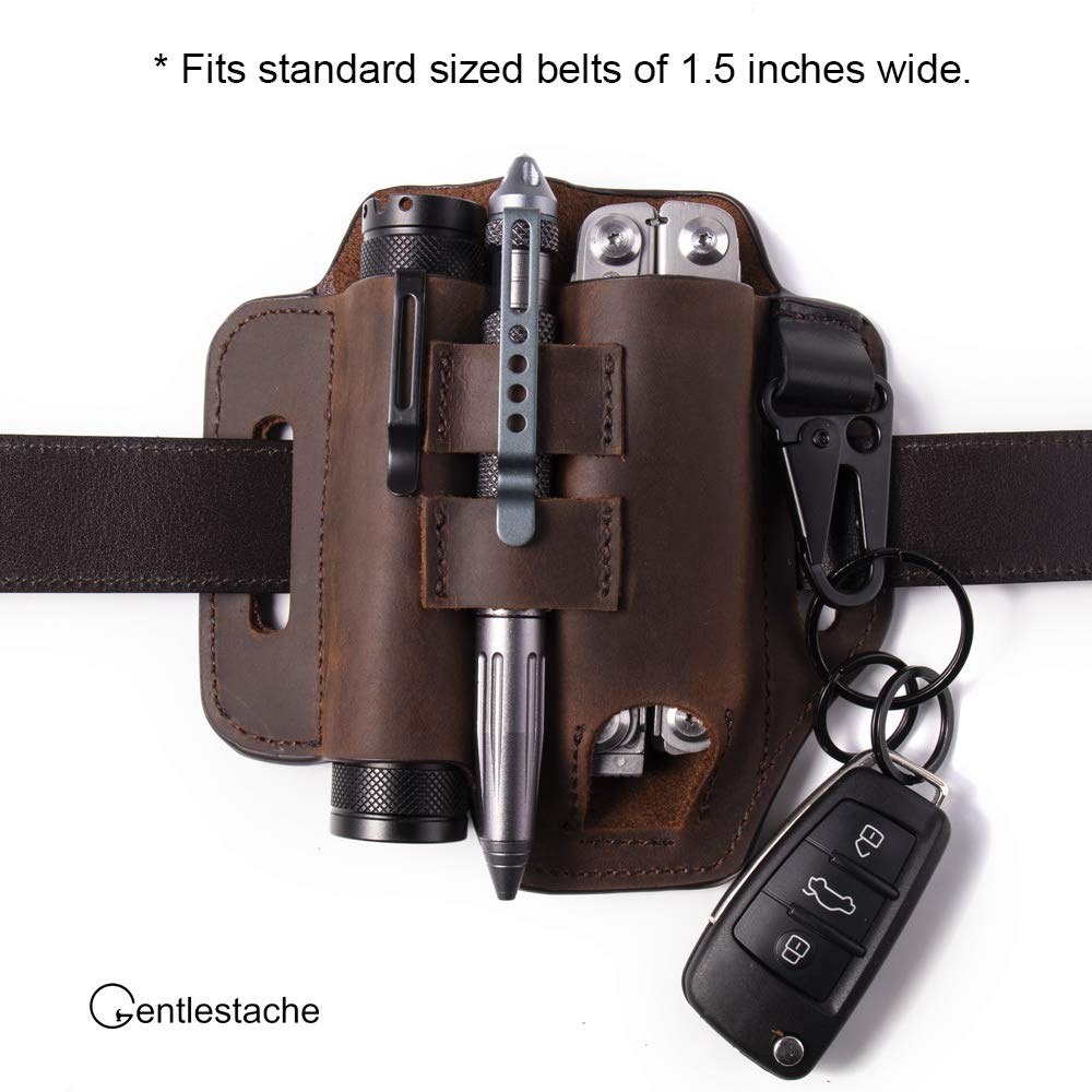 Gentlestache flashlight holder keeps illumination tools within easy reach.