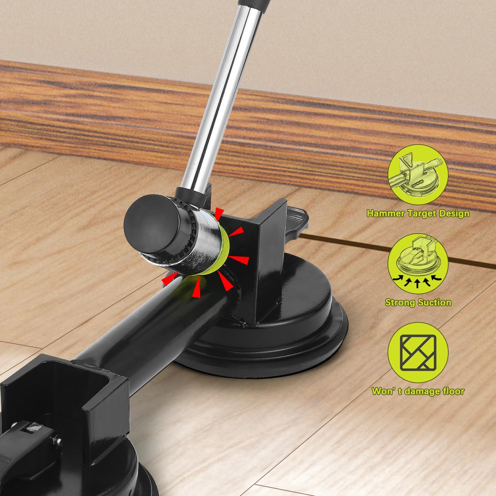 Genubi Industry tool shows hammer target design for controlled hammering.