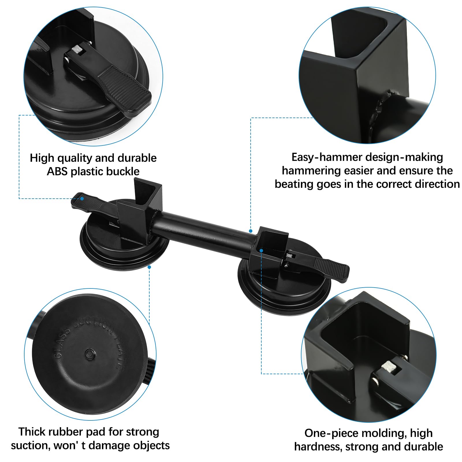 Genubi Industry tool features a heavy-duty aluminum body that resists wear.